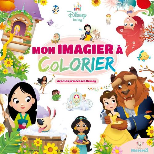 Mon Imagier À Colorier Avec Les Princesses Disney