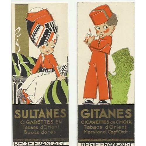 Marque-Page Ancien - Cigarettes "Gitanes" Et "Sultanes"