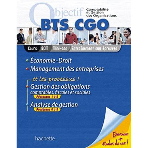 Economie-Droit, Management Des Entreprises Bts Cgo - Processus 1 À 9