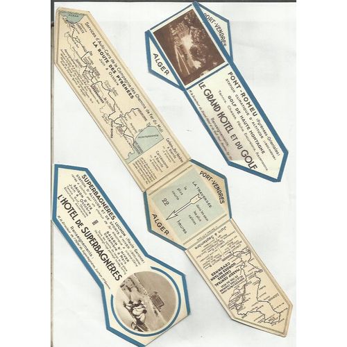 Marque Page Ancien/Compagnie Des Chemins De Fer Du Midi