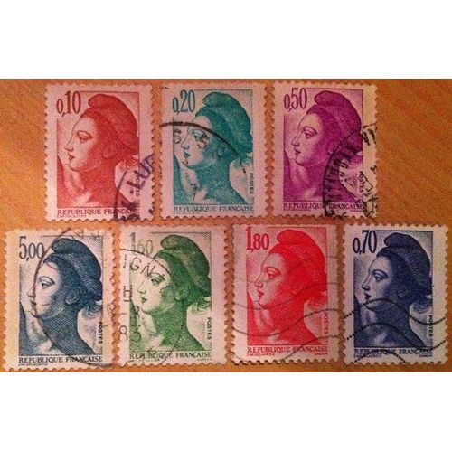 Timbres De 1982 En Très Bon État N°2179,2181,2184,2190,2219,2220,2240.