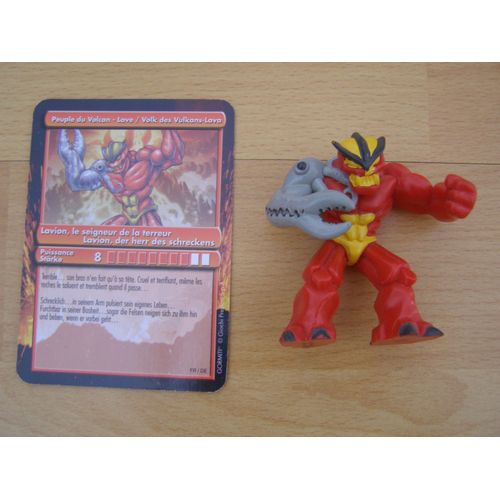 Gormiti Peuple Du Volcan - Lavion Le Seigneur De La Terre - 6 Cm
