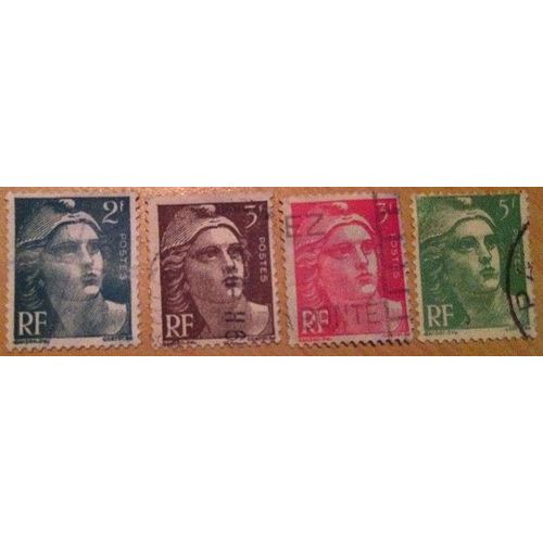 Timbres De 1945 En Très Bon État N°713,715,716,719.