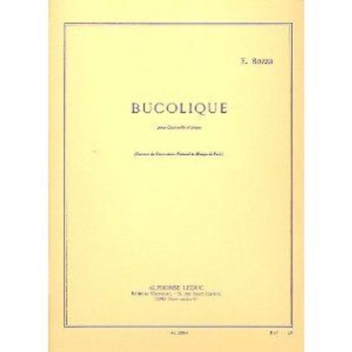 Bucolique Clarinette Et Piano