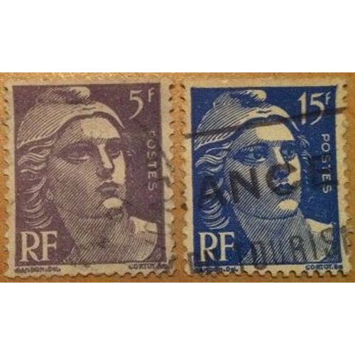Timbres De 1951 En Très Bon État N°883,886.