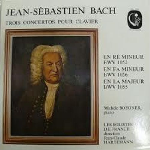 Jean-Sebastien Bach : Trois (3) Concertos Pour Clavier
