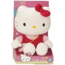Collection Noël Peluche Hello Kitty Robe Rouge 
