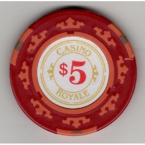 Jetons De Poker De 5 $ - Casino Royale