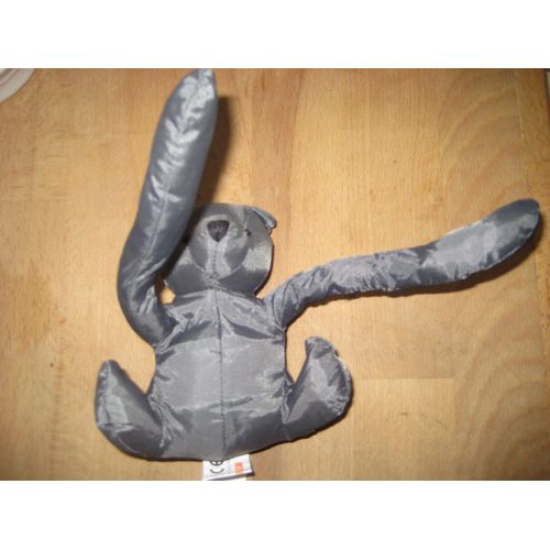 Peluche Doudou Singe Gris Eurobear