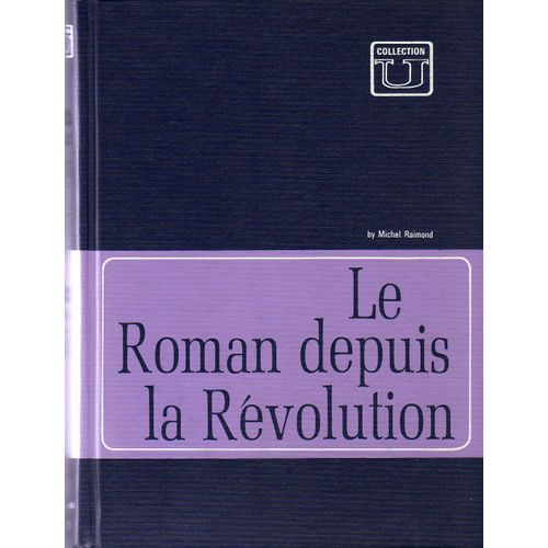 Le Roman Depuis La Révolution