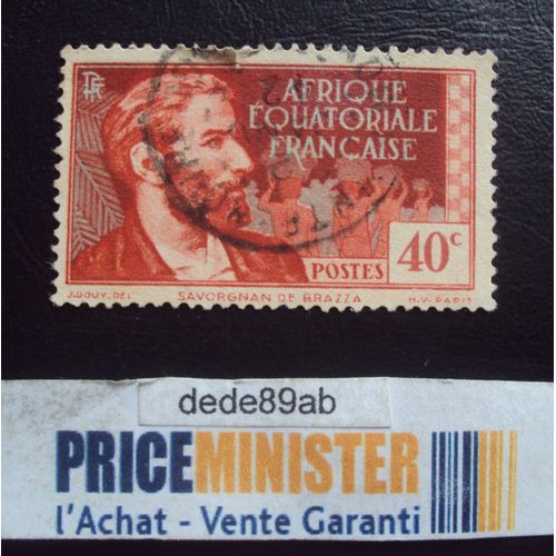 Afrique Equatoriale Française.40c Savorgnan De Brazza. Oblitéré.