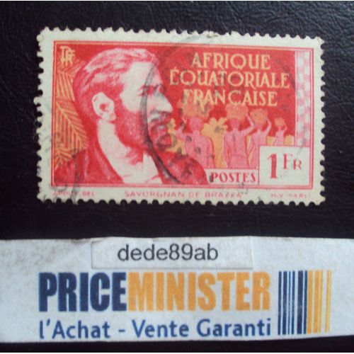 Afrique Equatoriale Française..1fr Savorgnan De Brazza. Oblitéré.