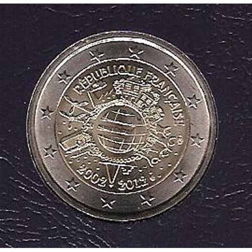 2 Euro Commemorative 2012 * 10 Ans De L'euro * France *