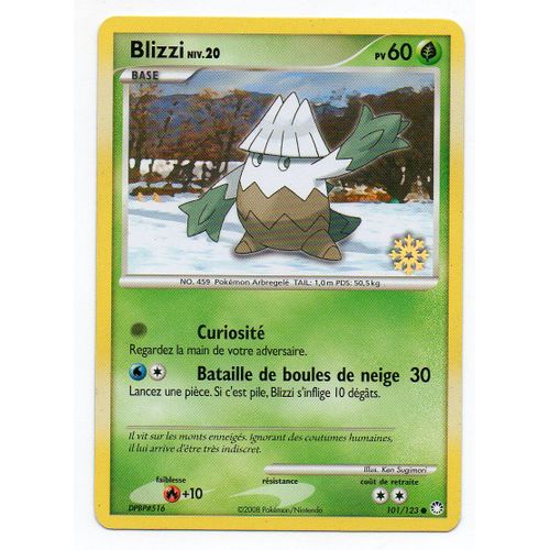 Blizzi Niv20 60pv / Édition Diamant Et Perle : Trésors Mystérieux