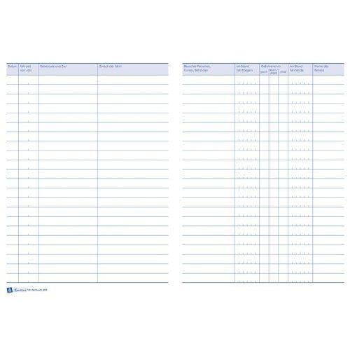 Avery Zweckform Formularbuch "Fahrtenbuch", A5, 40 Blatt