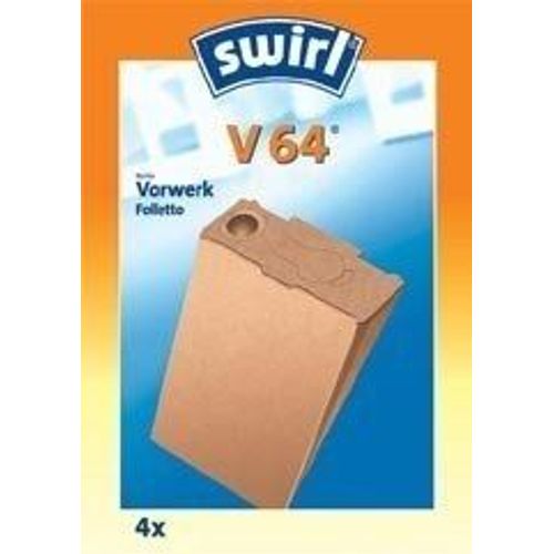 Swirl Sacs D'aspirateur V64 V 64 Pour Vorwerk Kobold Vk 130