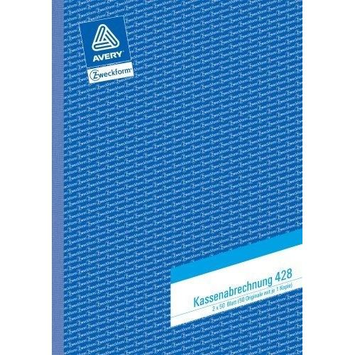 Avery Zweckform Formularbuch "Kassenabrechnung", A4