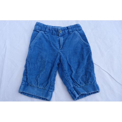Bermuda Velours Taille Ajustable