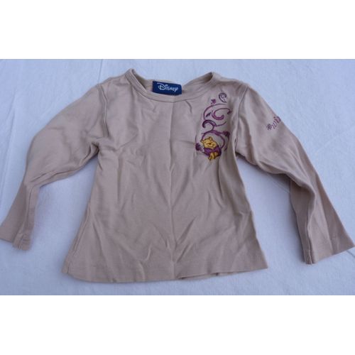 T-Shirt Strech Winnie L'ourson Fillette 2 Ans