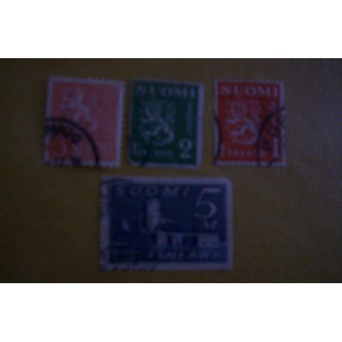 Timbres Suomi"   Finlade"