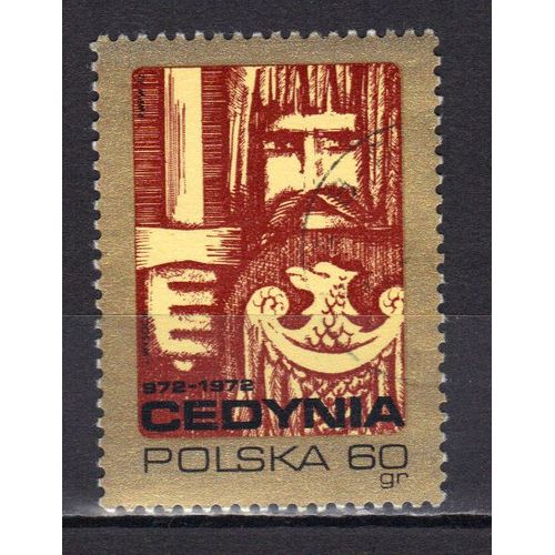 Pologne 1972 : Millénaire De La Bataille De Cedynia (972-1972) - Timbre Oblitéré