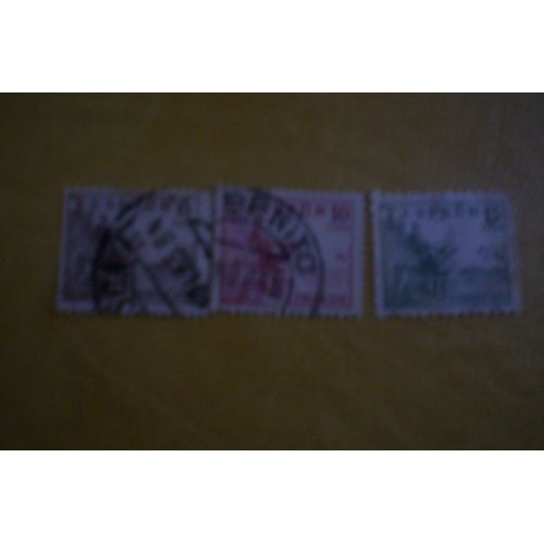 Lot De 3 Timbres " Espagne "