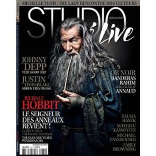 Studio Ciné Live 32 Bilbo Hobbit   Fassbender Justin Timberlake Salma Hayek Jean Marais  Guediguian