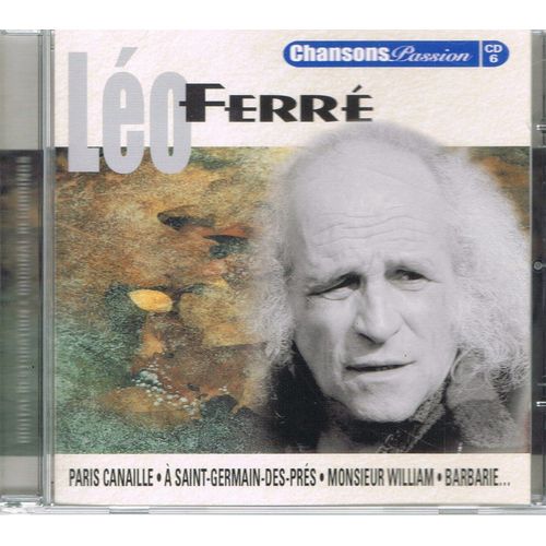 Leo Ferre Cd Album Chansons Passion Paris Canaille. St Germain Des Pres. Mr William. Barbarie