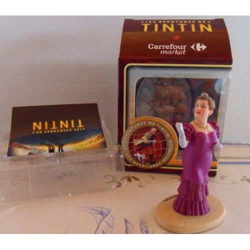 Figurine Bianca Castafiore - Collection Carrefour Market "Les Aventures De Tintin"