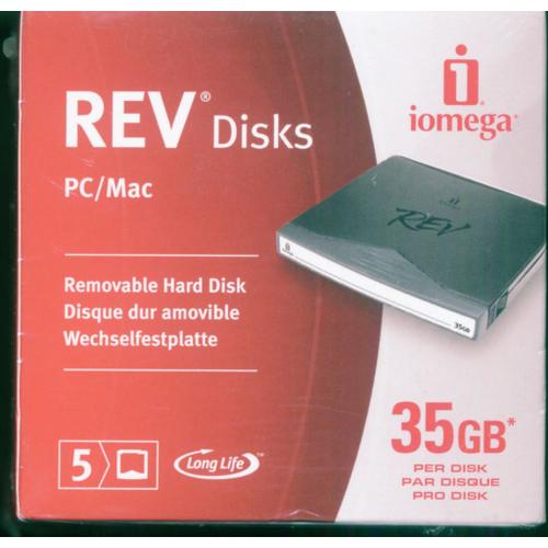 REV Disk 35 Go Disque Amovible pour PC / Mac