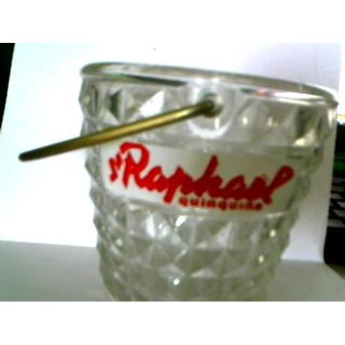 Seau A Glace Saint Raphael Quinquina En Verre Cisele