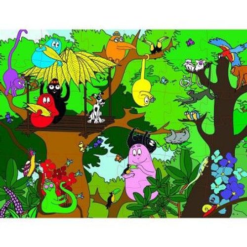 Puzzle 36 Pièces - Barbapapa : Safari Éléphant