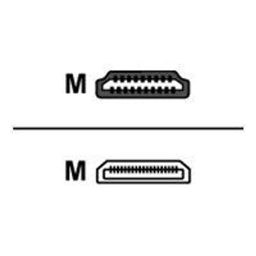 equip High Speed - Câble HDMI avec Ethernet - HDMI mâle pour HDMI mini mâle - 2 m