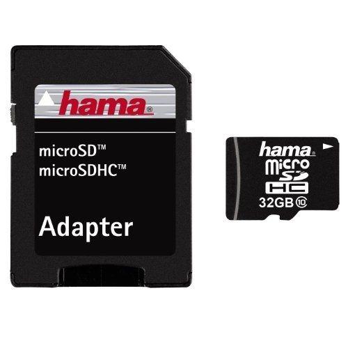 HAMA MICROSDHC 32GB CLASS 10 + ADAPTER FOTO