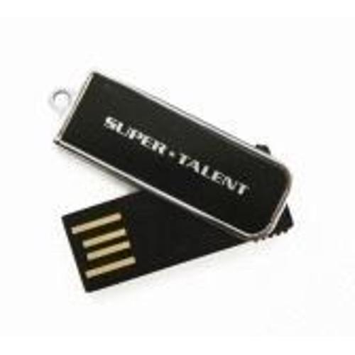 Cle USB 2.0 Super Talent Pico Series D 4Go Argent