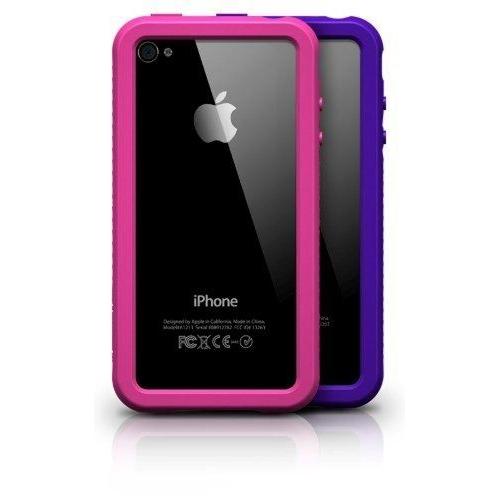 Xtrememac Coque Borders Rose/Pourpre Pour Iphone 4