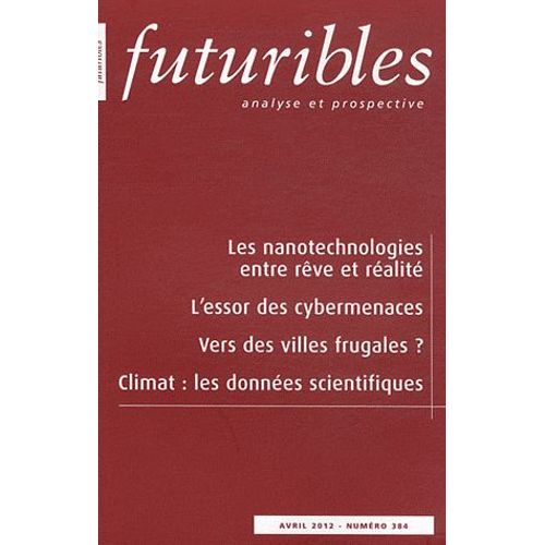 Futuribles N° 384, Avril 2012