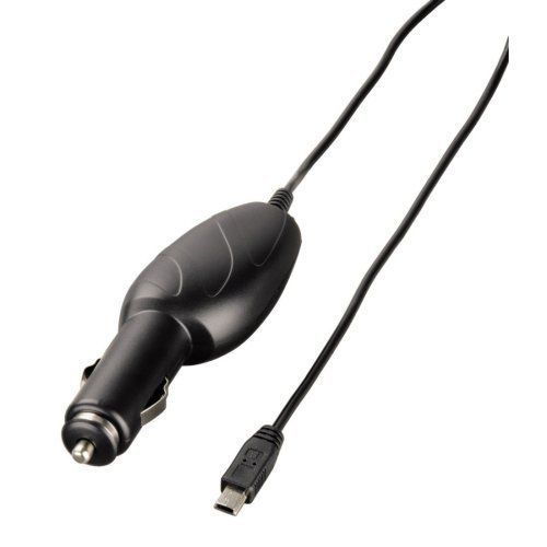 Hama Vehicle Charging Cable - Adaptateur d'alimentation pour voiture - 1000 mA - noir - pour Falk P320; F-Series F5, F6, F8; M-Series M6, M8; HP iPAQ rx5935; TomTom Start 2, XL