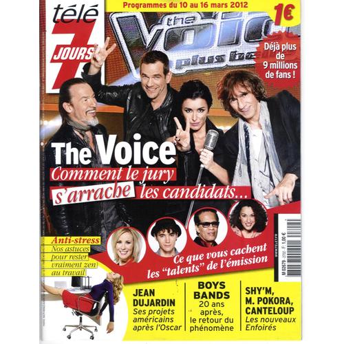 Télé 7 Jours N°2702: The Voice/ Youn/ Cold Case/ Dujardin/ Radcliffe/ Shy'm/ Dexter/ One Direction