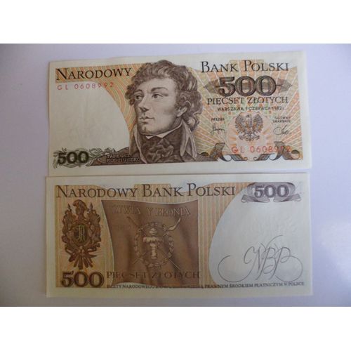 Pologne  Billet De 500 Zlotych Neuf / Unc !!