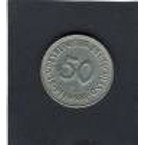 Allemagne De L'ouest - Rfa = Pièce De 50 Pfennig De 1950 Lettre F