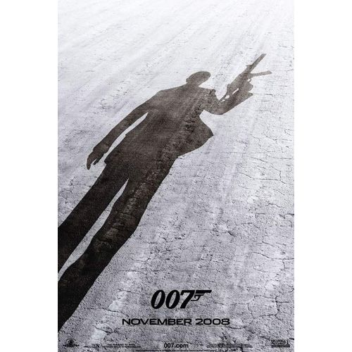 Quantum Of Solace -Véritable Pré-Affiche De Cinéma Pliée - Format 120x160 Cm -  De Marc Forster Avec Daniel Craig, Olga Kurylenko, Mathieu Amalric, Judi Dench, Giancarlo Giannini, Gemma Arterton- 2008