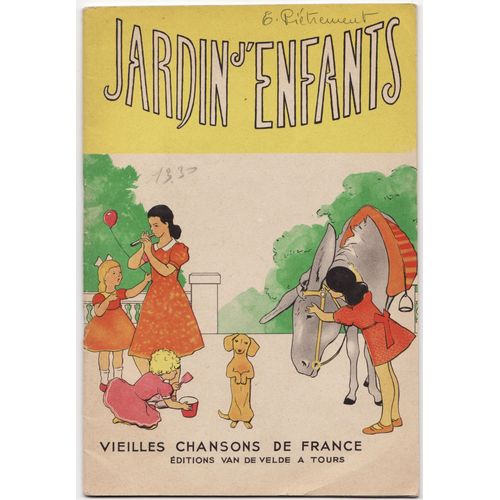 Jardin D'enfants Vielles Chansons De France