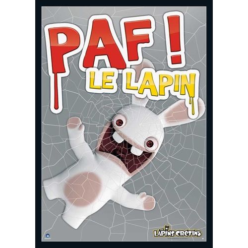 Poster - Lapin Crétins \"Paf! Le lapin\" 98x68cm