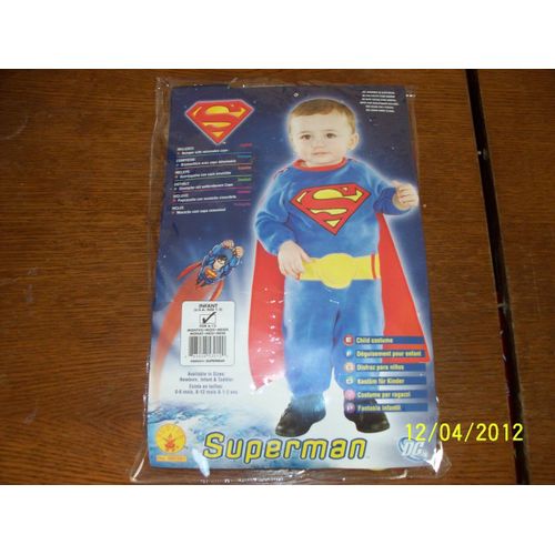 Déguisement Superman 6-12 Mois