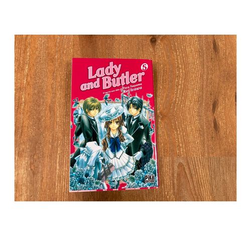 Manga Lady & Butler Tome 5 Bd Francais Collection Shojo Tankobon De Rei Izawa Fuyu Tsuyama Editeur Pika Academie Soseikan Ecole Pensionnat Romance Hakuô Sendô Ryô Iori Hayato Étudiant Bande Dessinée