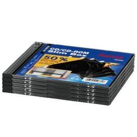 Hama Boitier CD/DVD - slim - noir (Lot de 20)