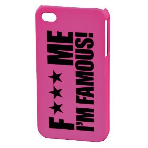 Hama - F*** Me I'm Famous - Coque - Pour Apple Iphone 4/4s - Rose