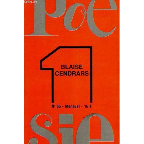 Poesie 1 : Blaise Cendrars N°85