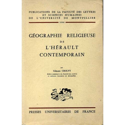 Géographie Religieuse De L Hérault Contemporain